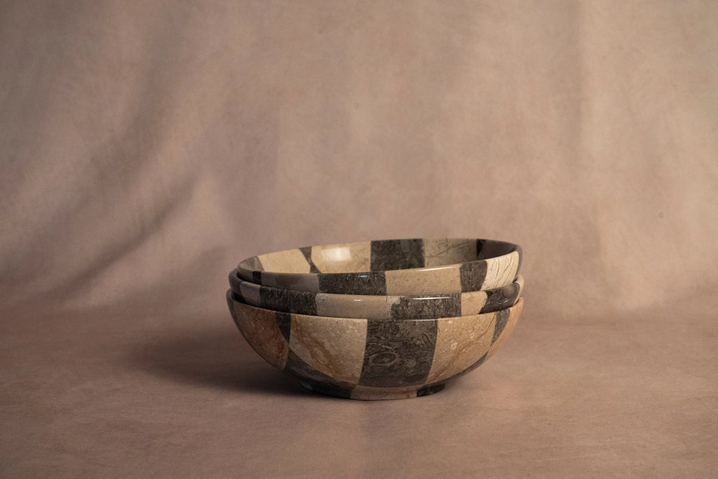 Classic Checkered Bowl - Large