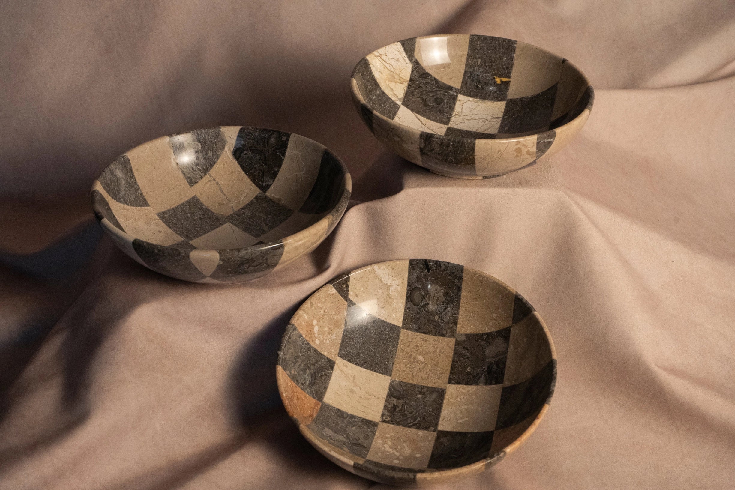 Classic Checkered Bowl - Large