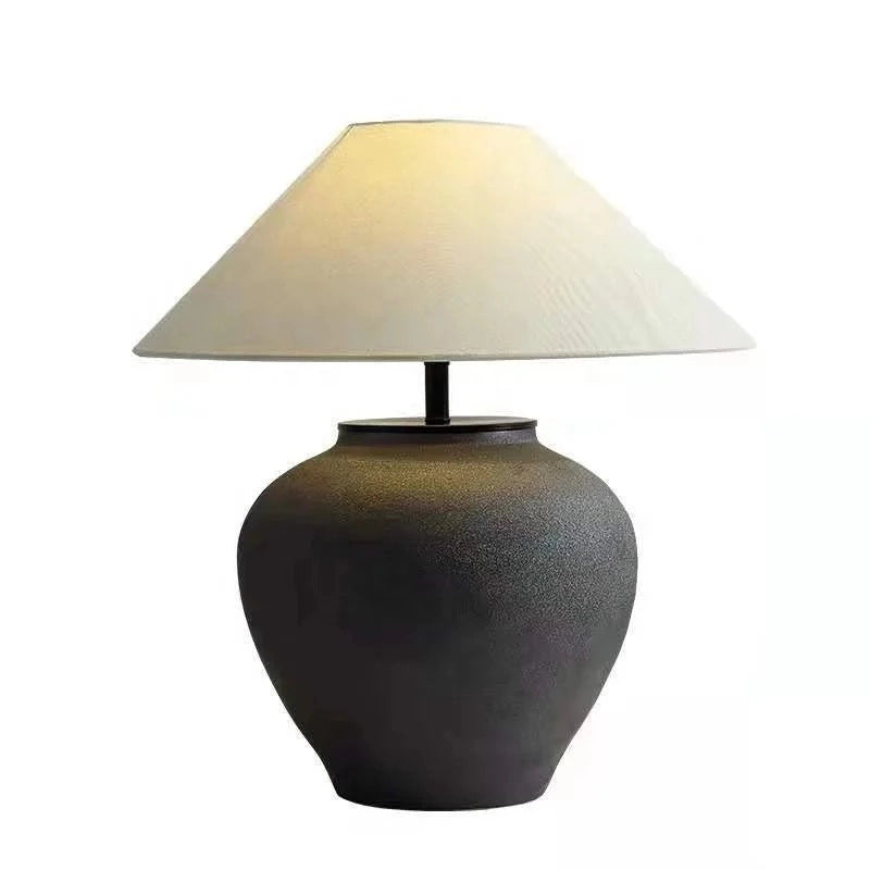 Ceramic Lamp Black
