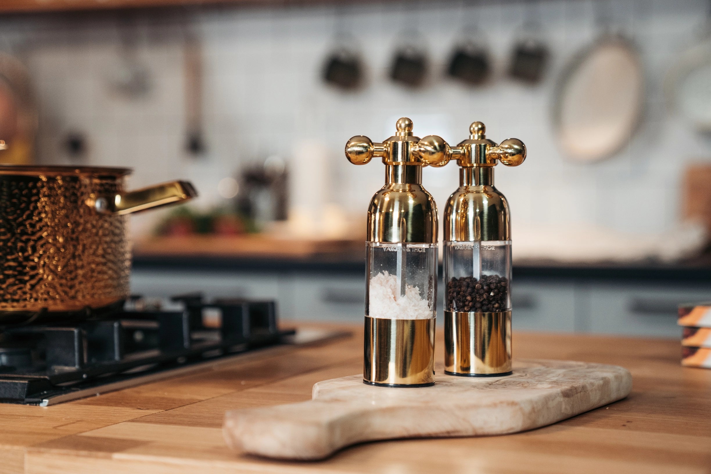 Axia Salt & Pepper Mill Set, (Cava)