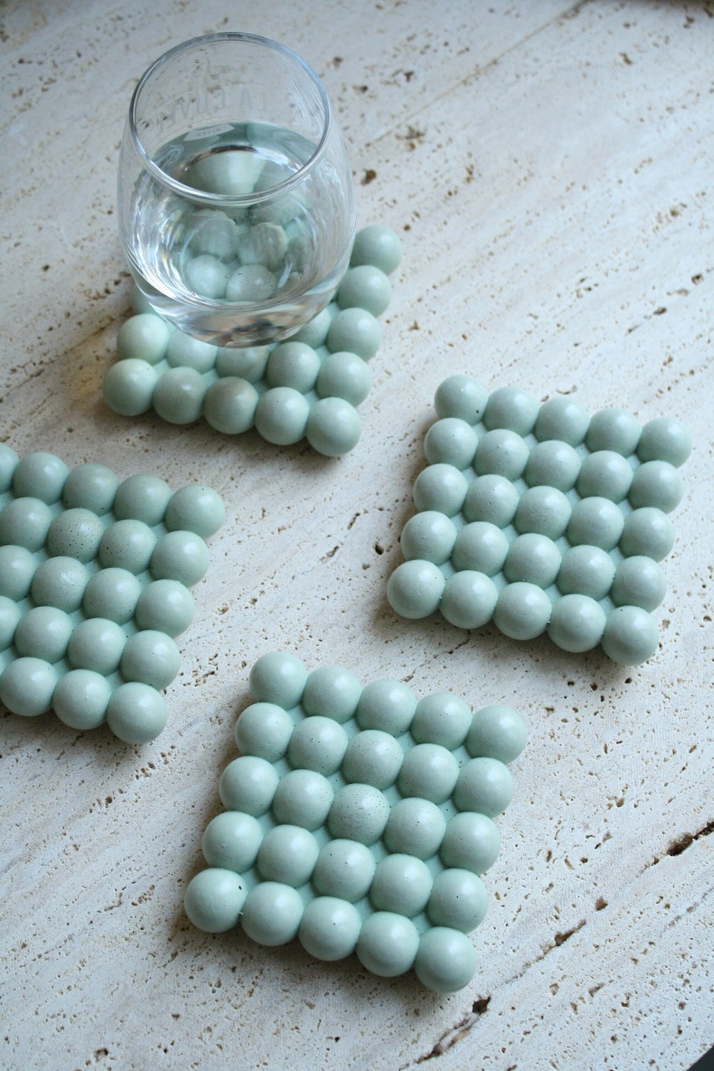 Bulla - Set of 4 Concrete Coasters