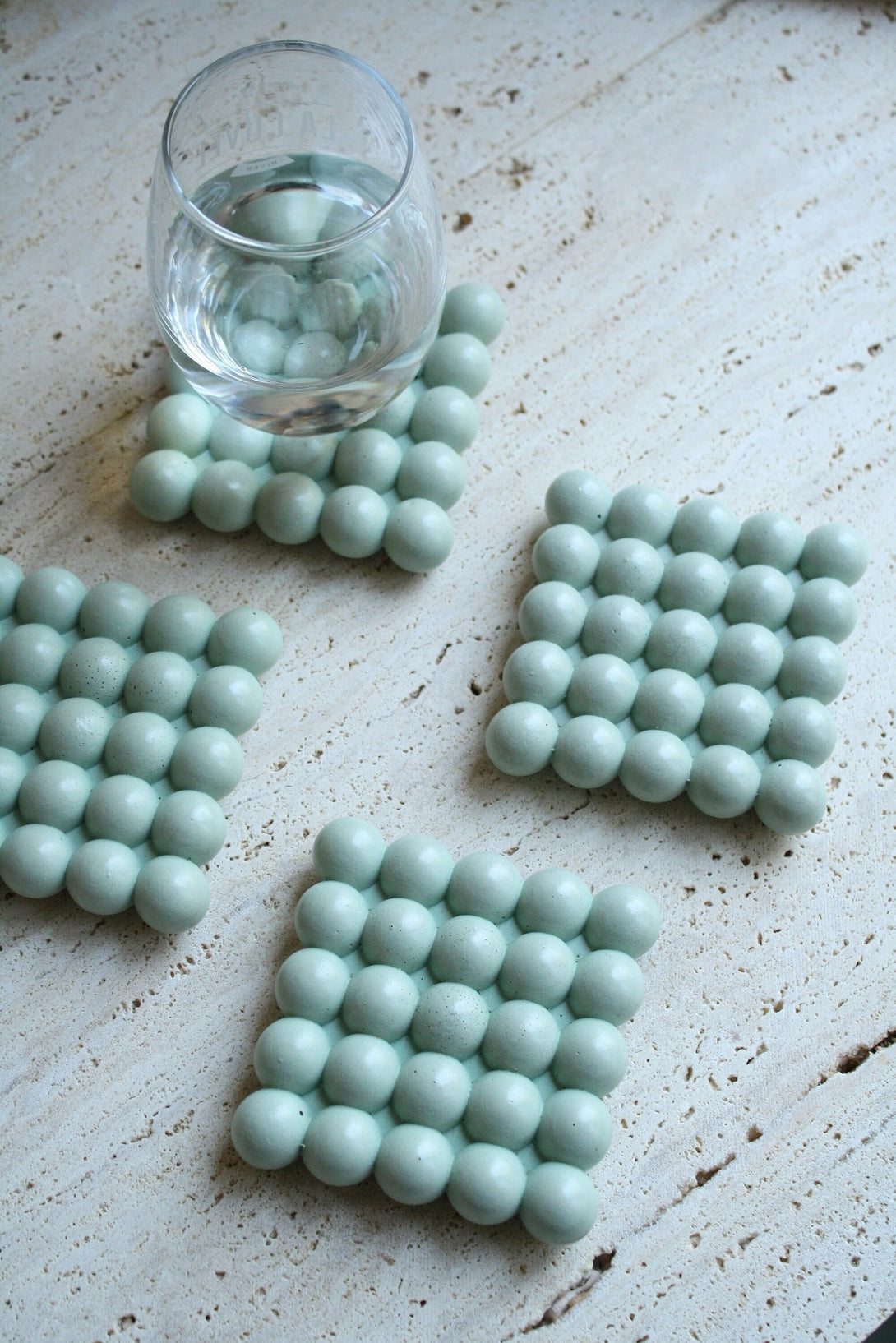 Bulla - Set of 4 Concrete Coasters