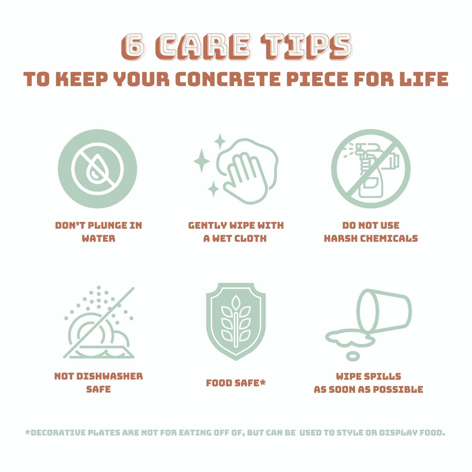 Bulla - Set of 4 Concrete Coasters