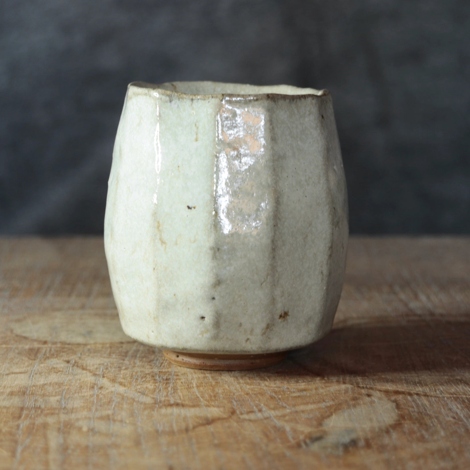 Wild Clay and Glaze Teacup White Ash Glaze