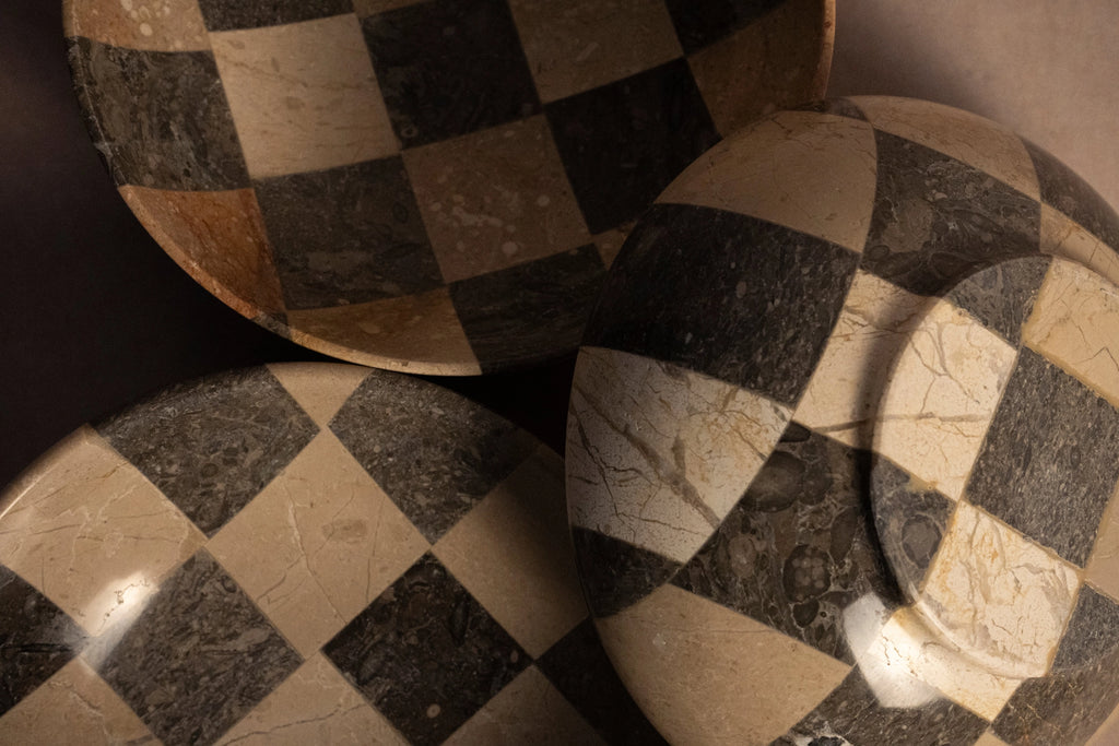Classic Checkered Bowl - Large