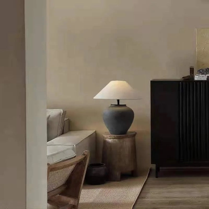 Ceramic Lamp Black