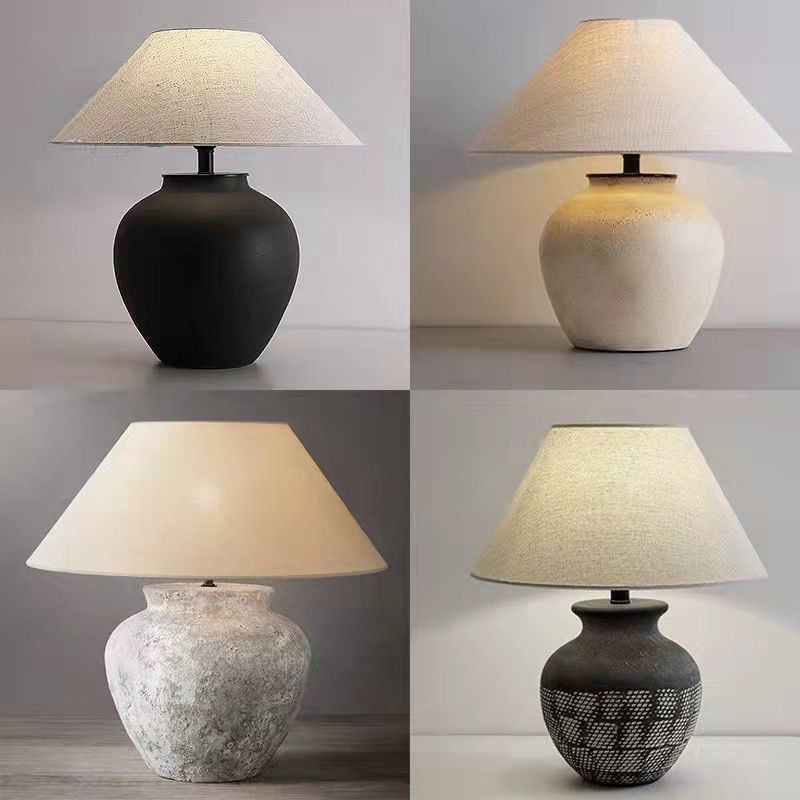 Ceramic Lamp Black